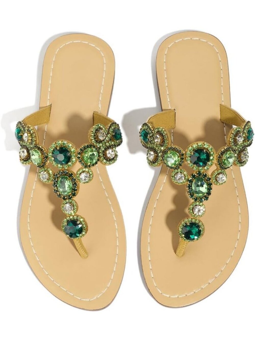 Sparkly Rhinestone Flip Flops for Women | Stylish Summer Sandals